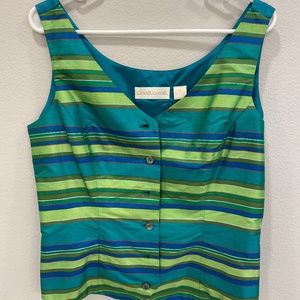 Dana buchman silk tank top